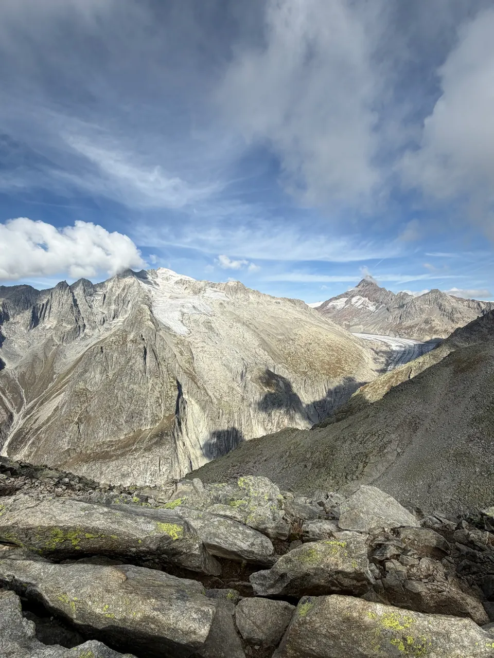 Gletscherpanorama von der Bergstation