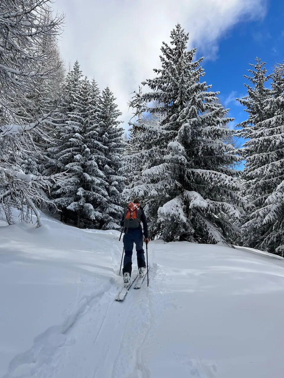 Skitour im Skigebiet Bellwald