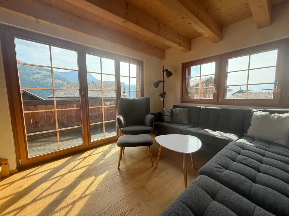 Wohnraum mit Panoramafenster